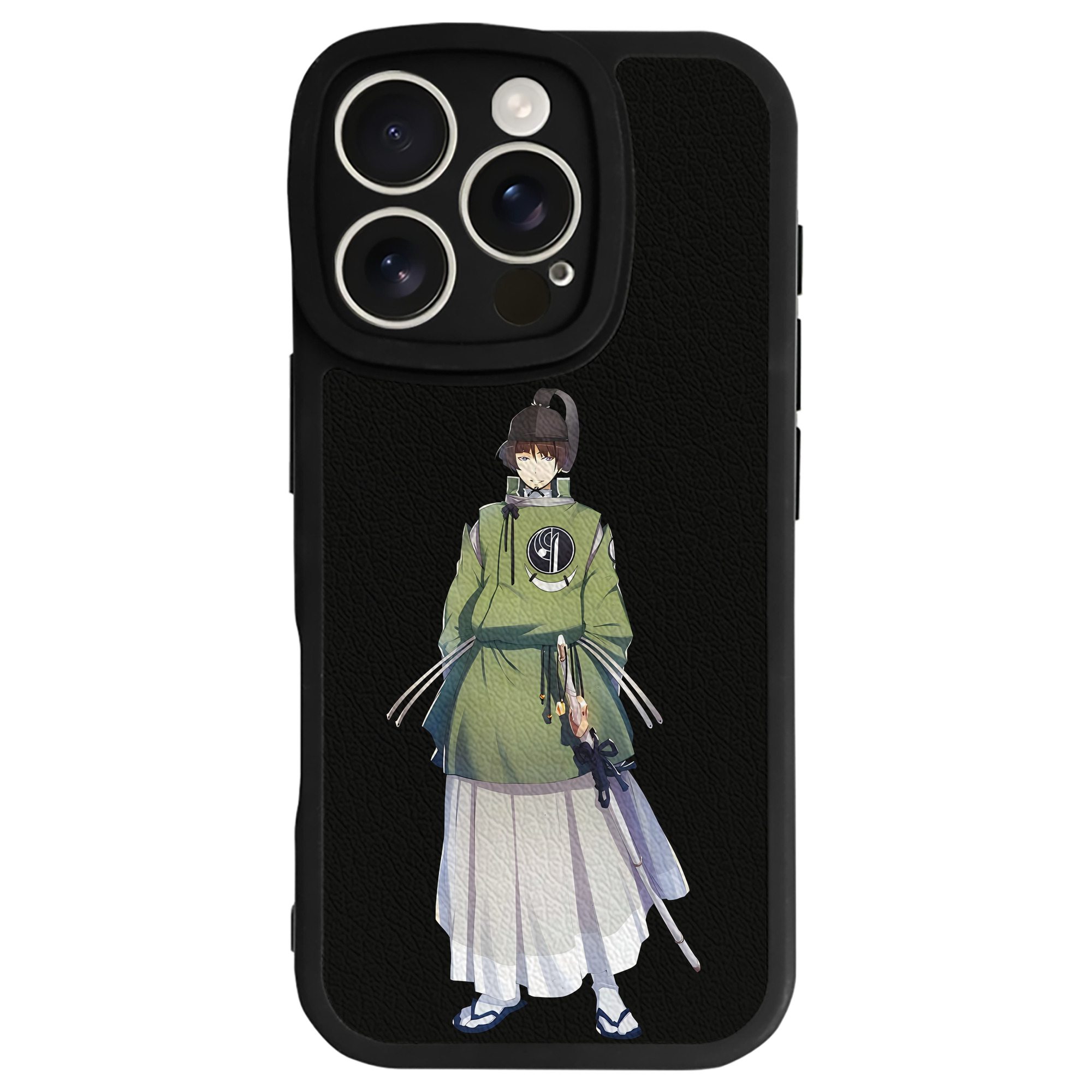 （画像用） 刀剣乱舞 Touken Ranbu 【iPhone 16シリーズ対応】シリコンスマホケース（レザー調） 材質：シリコン